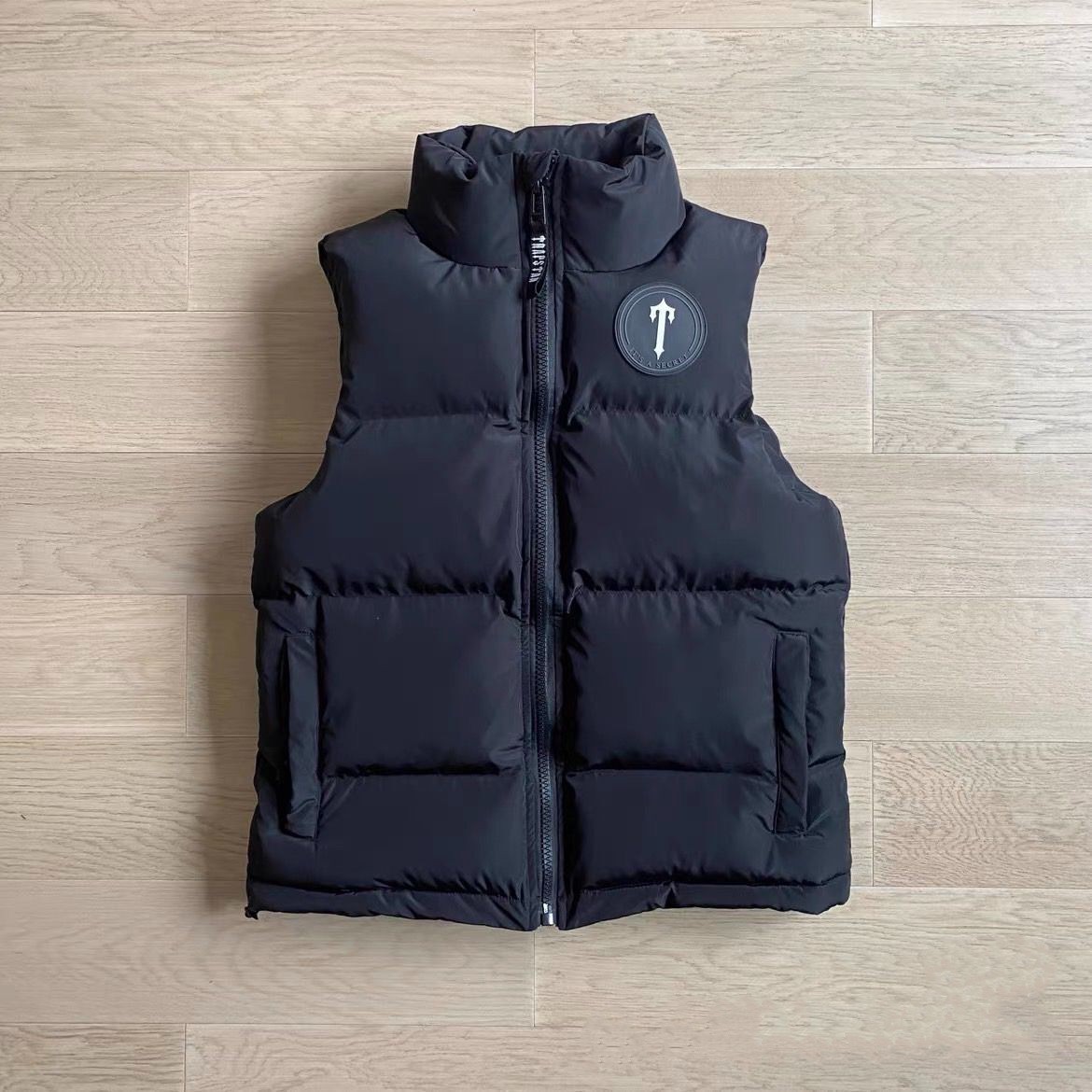 Trapstart Puffer Vest Black Unisex
