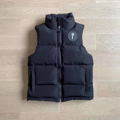 Trapstart Puffer Vest Black Unisex
