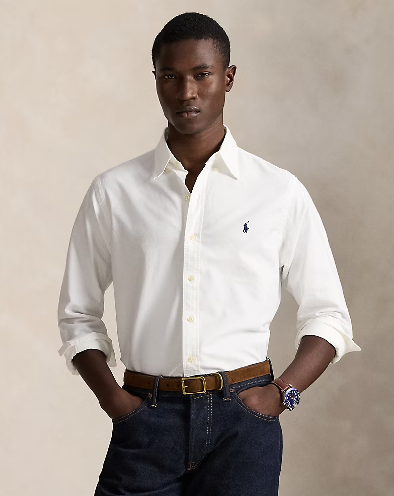 【Up to 59% off！】Garment-Dyed Oxford Shirt - All Fits