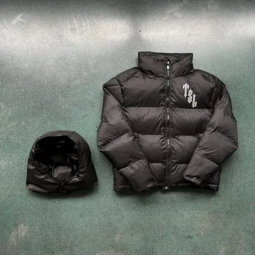 Trapstar Decoded Puffer Jacket Black
