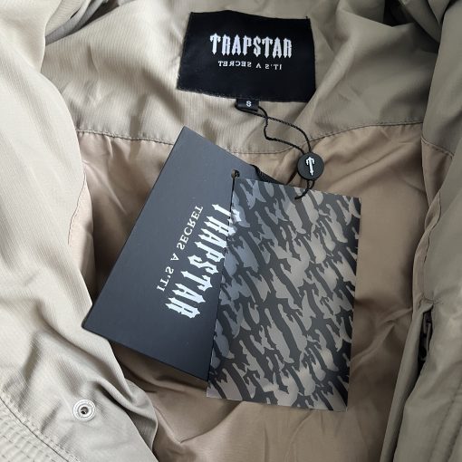 Trapstar Shooters Puffer Jacket Beige