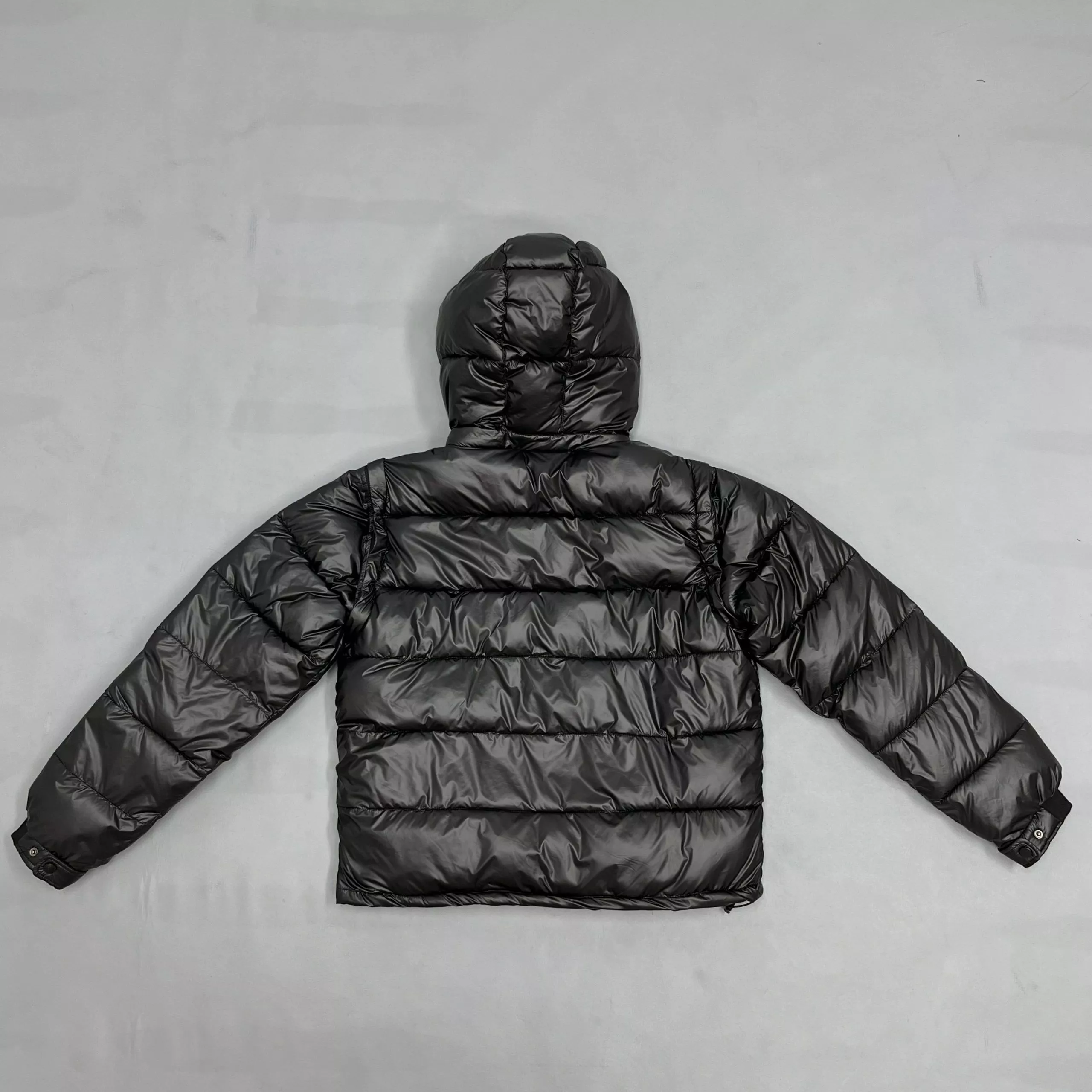 Trapstar Chenille Decoded Puffer Jacket Black
