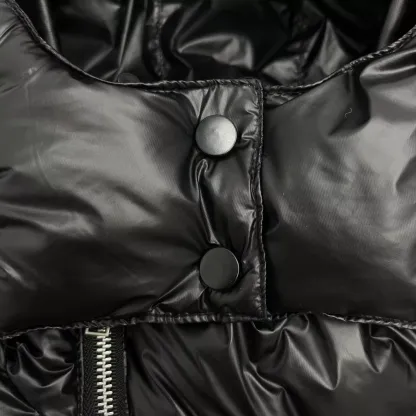 Trapstar Chenille Decoded Puffer Jacket Black