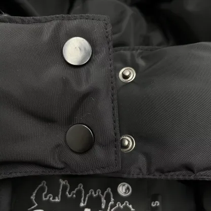 Corvidae Puffer Vest Jacket Black