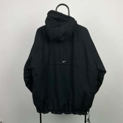 2000'sReversible Sidewinder Fleece Coat Jacket Black