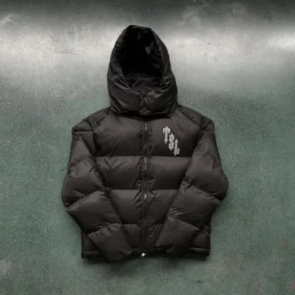 Trapstar Decoded Puffer Jacket Black