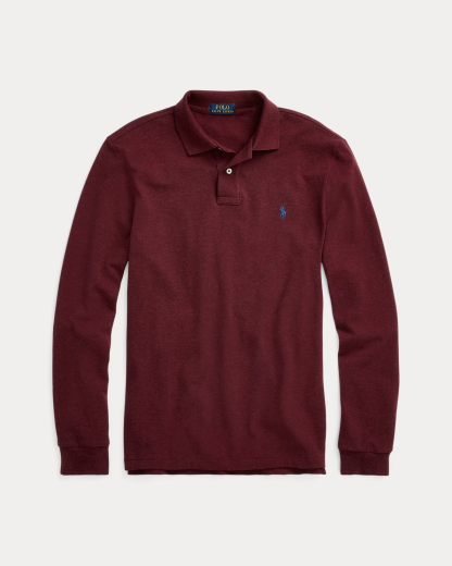 【Up to 59% off！】Mesh Long-Sleeve Polo Shirt – All Fits