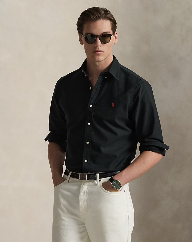 【Up to 59% off！】Garment-Dyed Oxford Shirt - All Fits