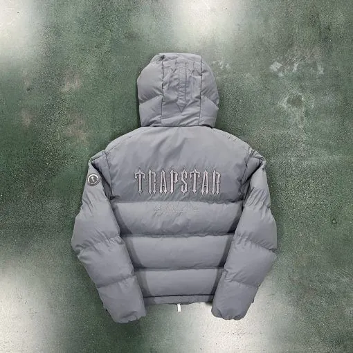 Trapstar Irongate Puffer Jacket Grey