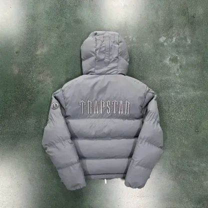 Trapstar Irongate Puffer Jacket Grey