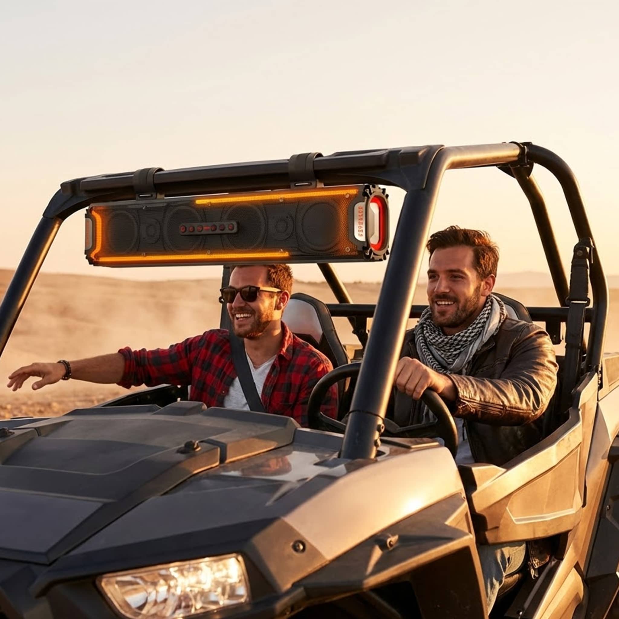 KSPEAKER K66 UTV Sound Bar - 1600W Peak Power, IP67 Waterproof