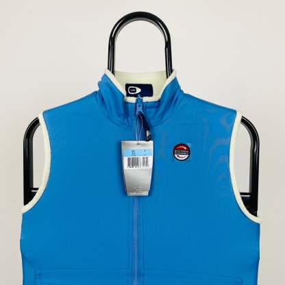 2000'sReversible Fleece Gilet Jacket Baby Blue