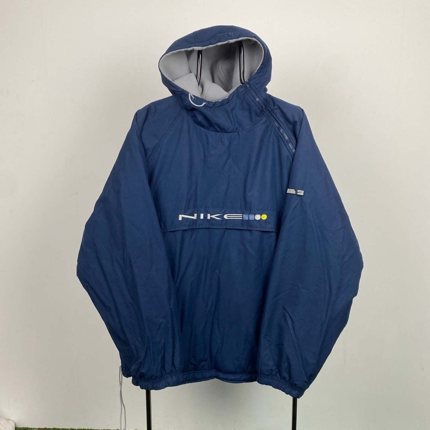 2000'sReversible Side Winder Fleece Jacket Blue Grey