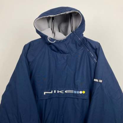 2000'sReversible Side Winder Fleece Jacket Blue Grey