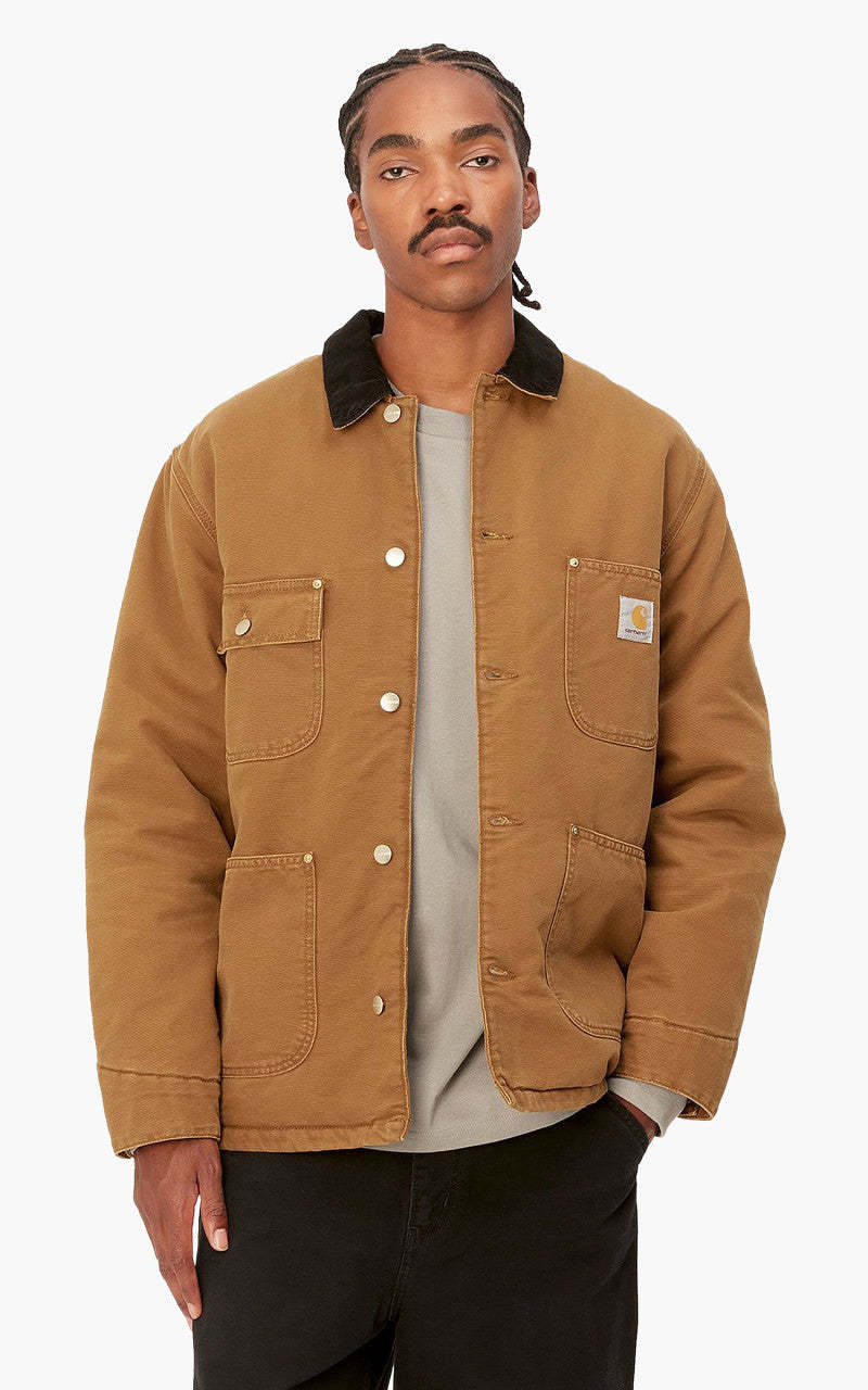  WIP OG Chore Coat Aged Canvas Deep H Brown/Black