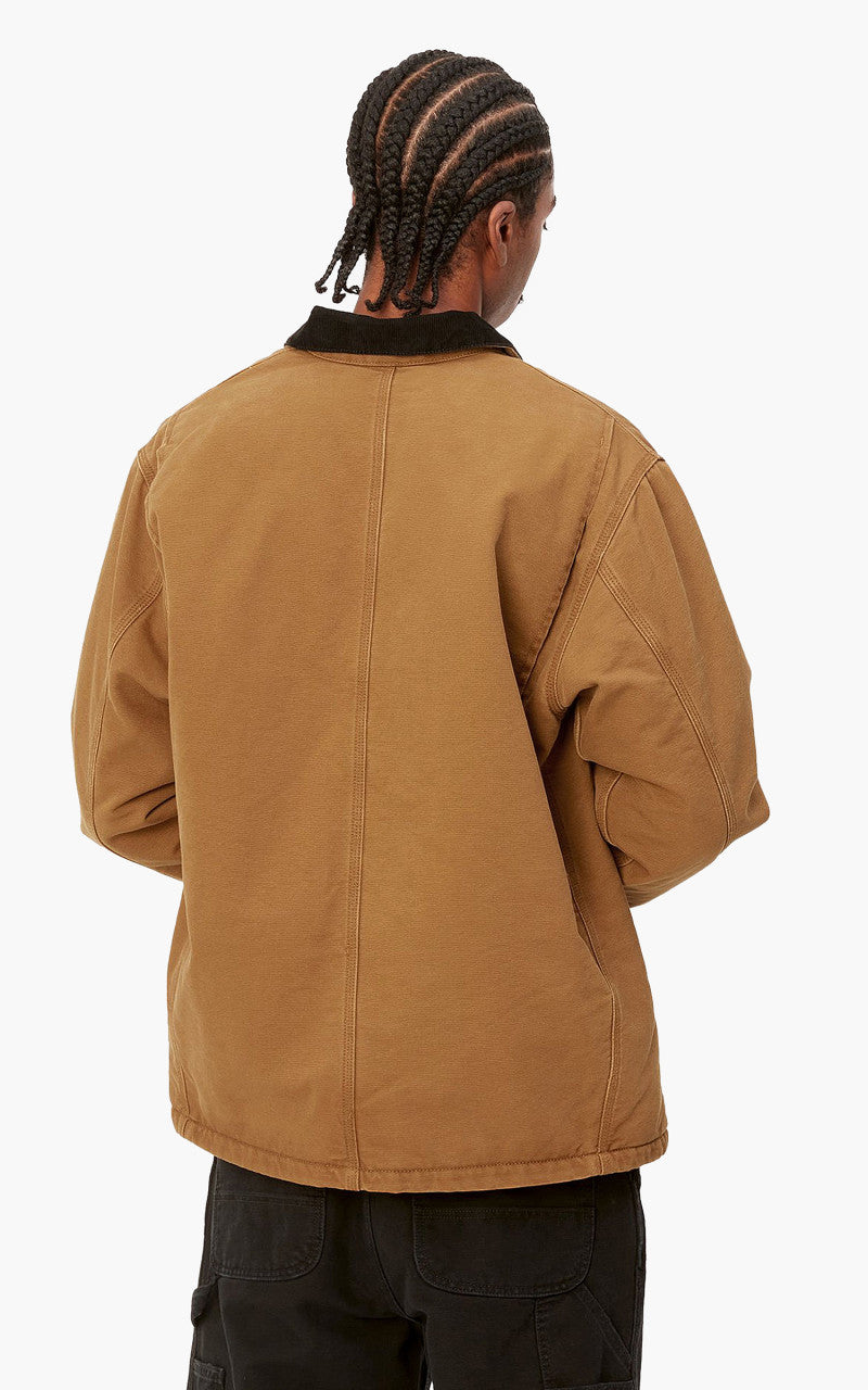  WIP OG Chore Coat Aged Canvas Deep H Brown/Black