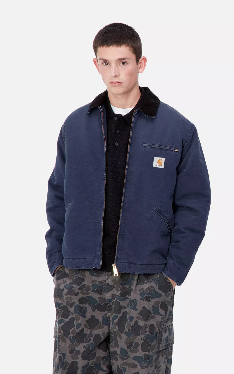  WIP OG Detroit Jacket Winter Dearborn Canvas Aged Canvas Air Force Blue/Black