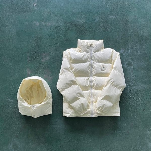 Trapstar White Puffer Jacket Men