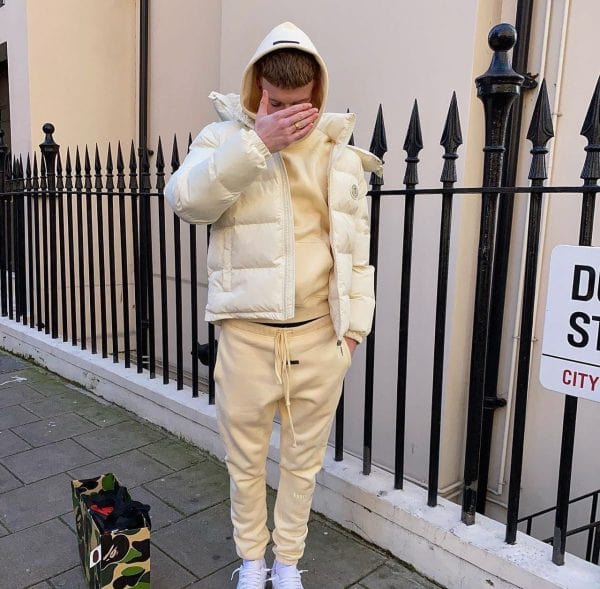 Trapstar White Puffer Jacket Men