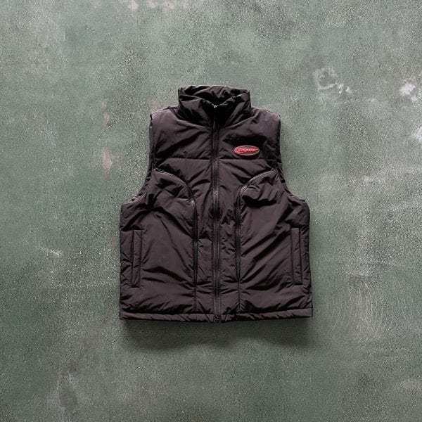 Trapstar Black Vest Red Badge