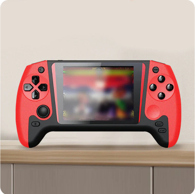 X9 portable game console, 5.5-inch HD screen, multiple languages, retro GBA Arcade video,10 simulators with 20000+ Games