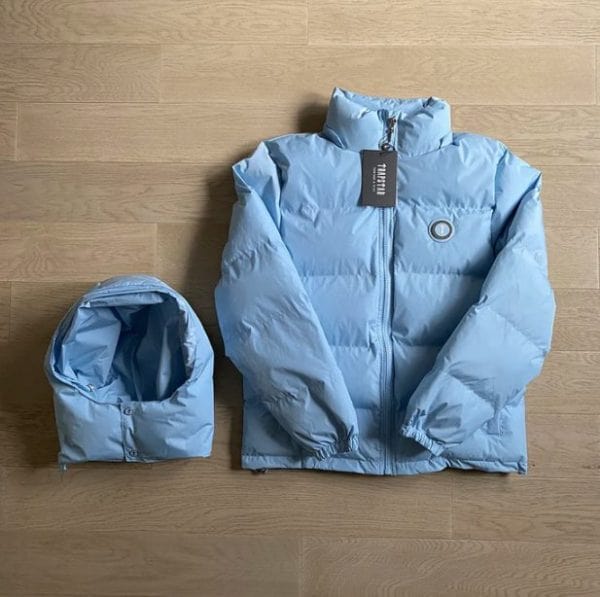Trapstar Irongate Puffer Jacket Ice Blue