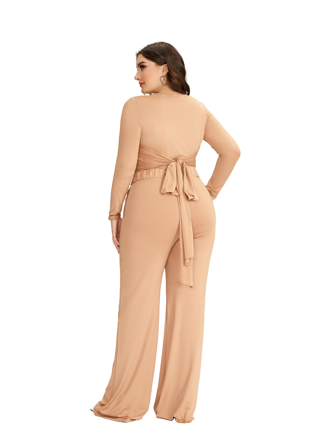 Women's Plus Size  2 Piece Lounge Sets Sweatshirt Casual Travel Outfits Fashion Wide Leg Tracksuit Cozy Sweatsuits