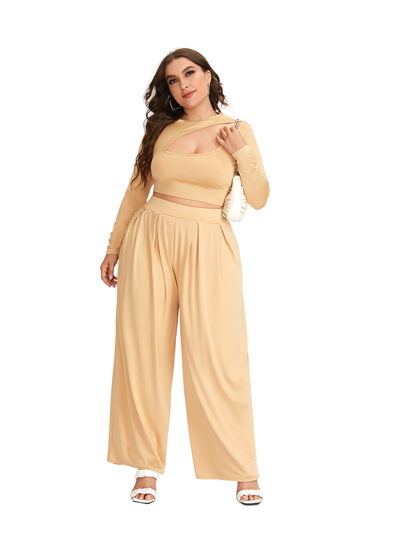 Women's Plus Size  2 Piece Lounge Sets Sweatshirt Casual Travel Outfits Fashion Wide Leg Tracksuit Cozy Sweatsuits