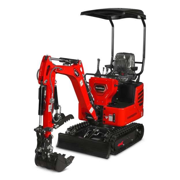 Mini Compact Excavator HONDA GX390 Engine, 65.7” Max. Digging Depth, 2280 LBS Operating Weight, MEC10