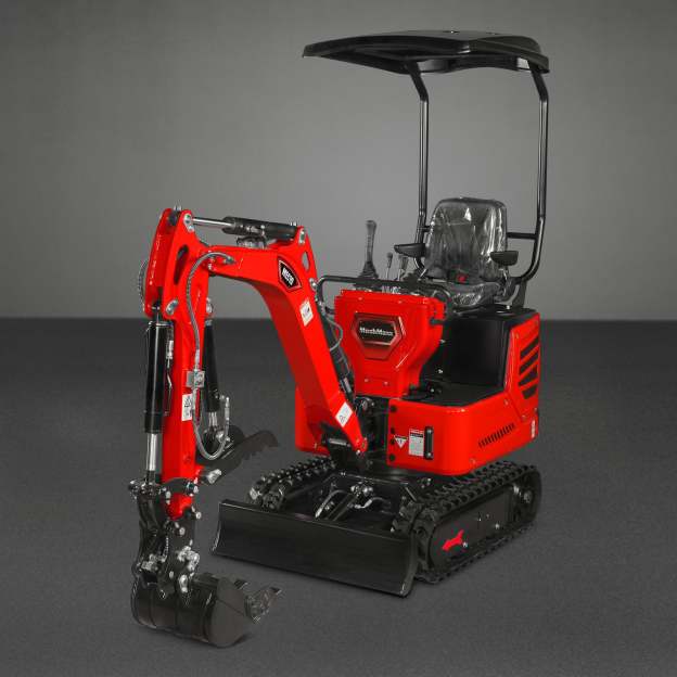 Mini Compact Excavator HONDA GX390 Engine, 65.7” Max. Digging Depth, 2280 LBS Operating Weight, MEC10