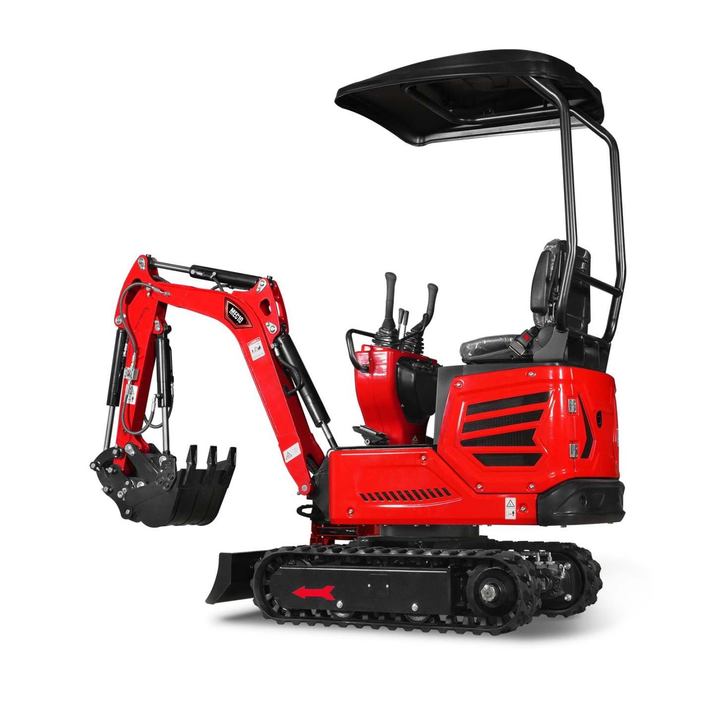 Mini Compact Excavator HONDA GX390 Engine, 65.7” Max. Digging Depth, 2280 LBS Operating Weight, MEC10