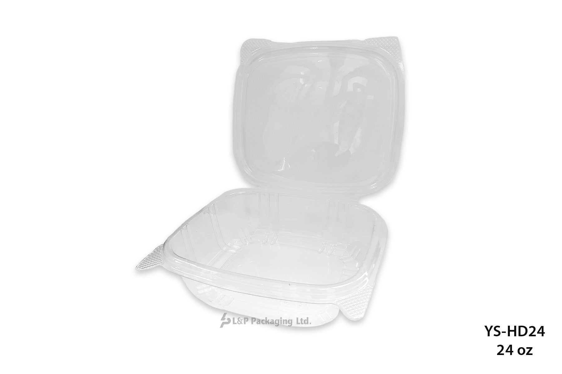 Hinged PET Plastic Containers
