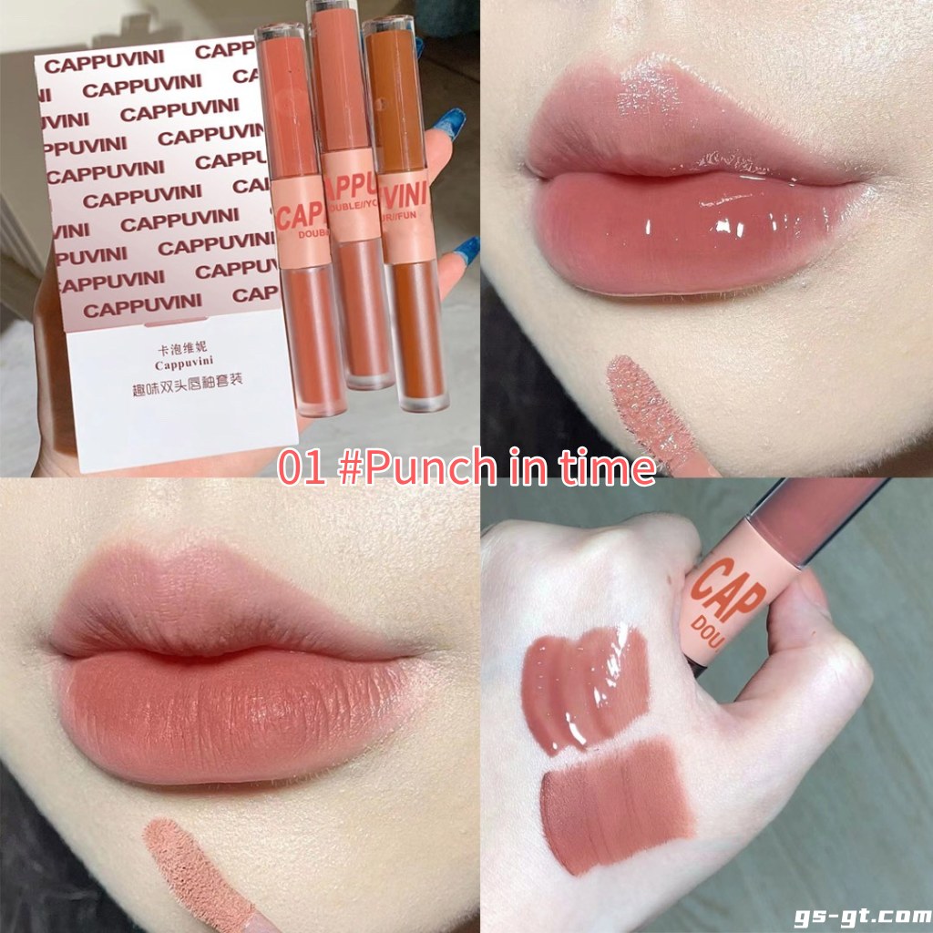 Cappvini Double-Ended  Lip Gloss & Lip Mousse