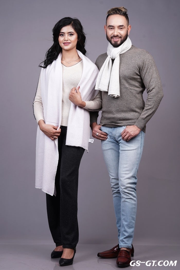 Pashmina Scarf 100% Pure Cashmere 13" × 65" Scarf