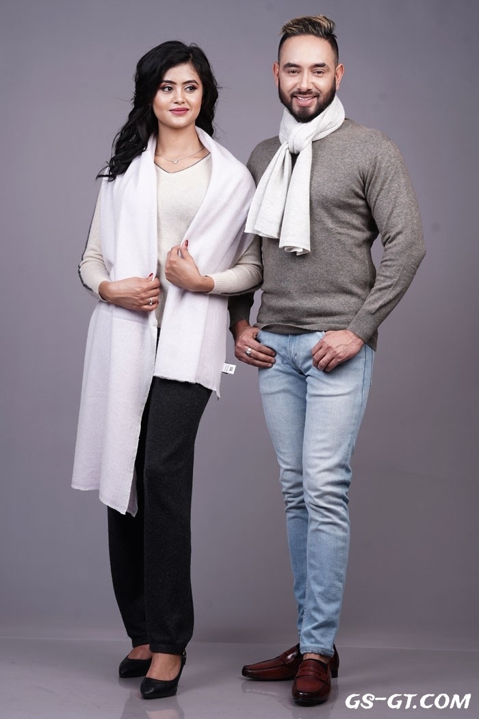 Pashmina Scarf 100% Pure Cashmere 13" × 65" Scarf