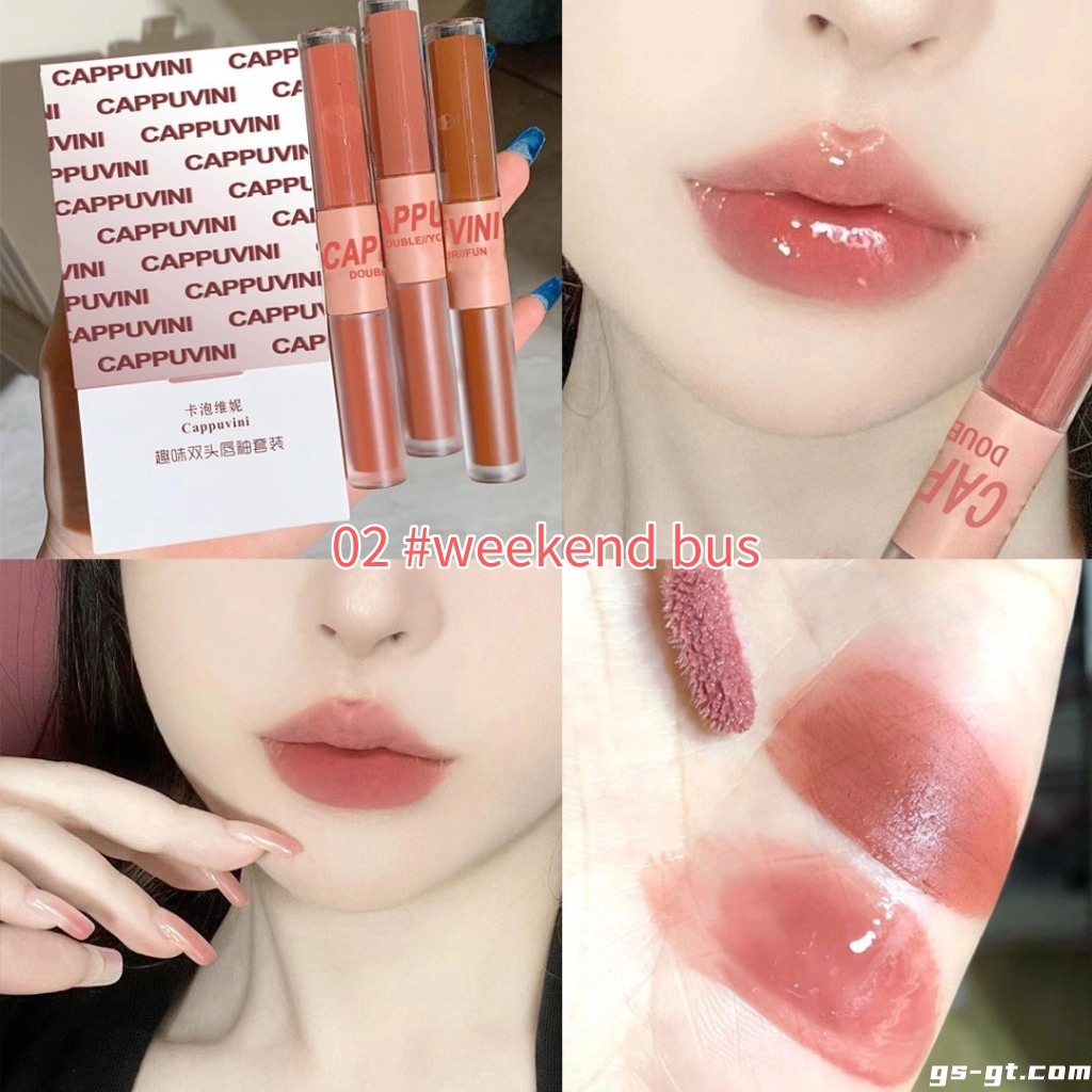 Cappvini Double-Ended  Lip Gloss & Lip Mousse