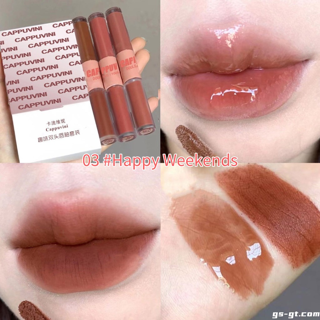 Cappvini Double-Ended  Lip Gloss & Lip Mousse