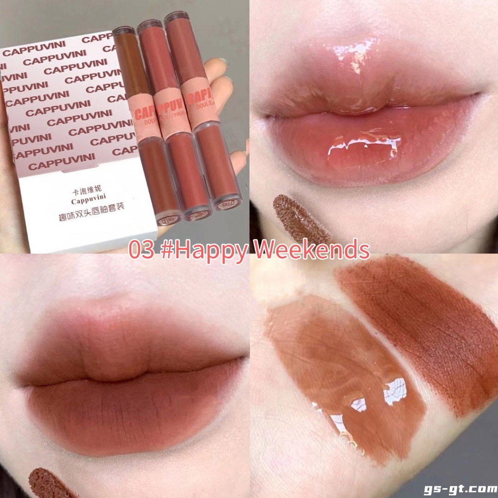 Cappvini Double-Ended  Lip Gloss & Lip Mousse