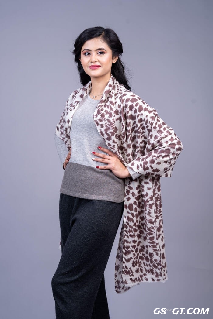 Pashmina Stole 70% Cashmere 30% Silk Stole 28"×80"
