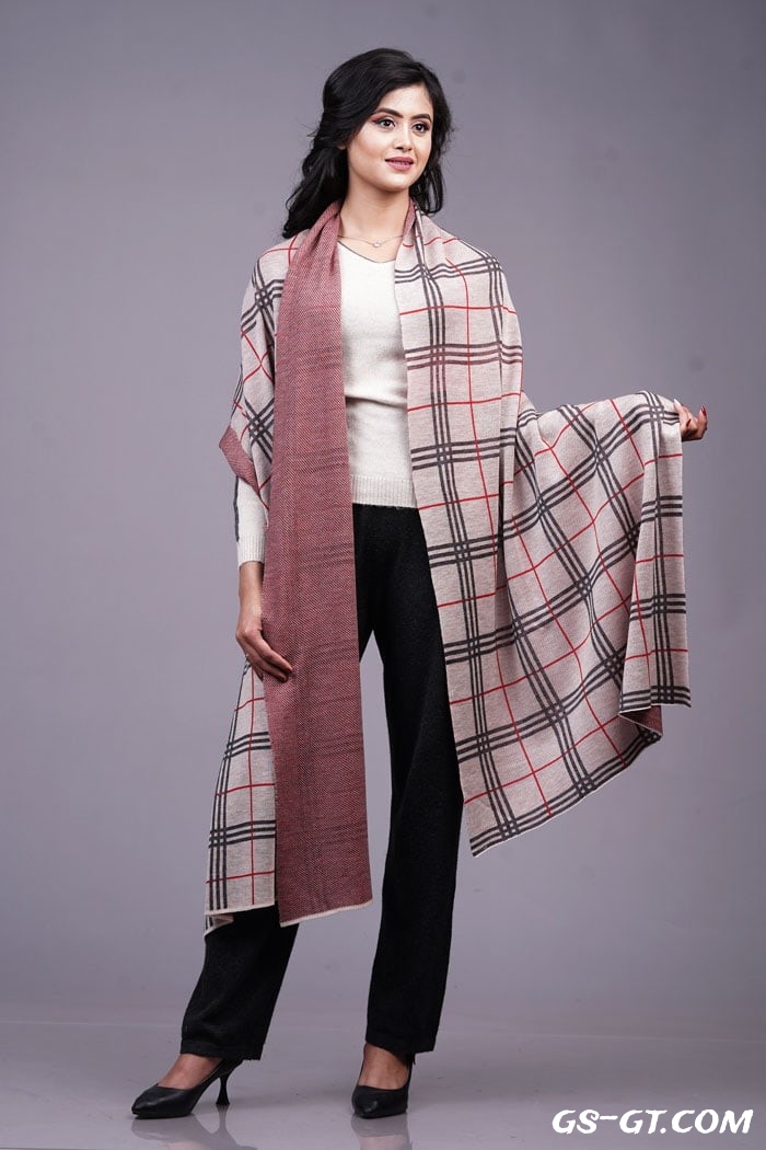 Pashmina Stole 100% Pure Cashmere Printed Shawl 28"×80"