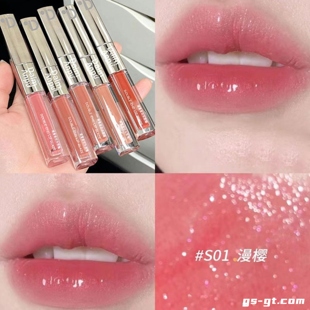 Daimanpu D154 Double-Ended Lip Gloss & Lip Lacquer