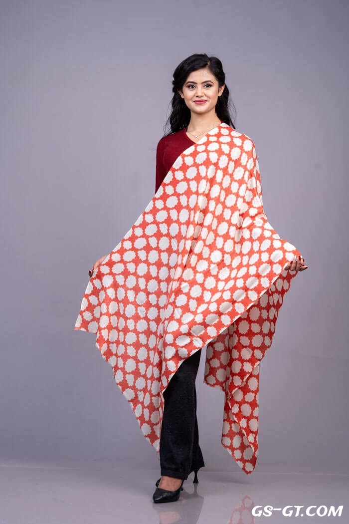 Pashmina Stole 100% Cashmere Printed Stole 28"×80"