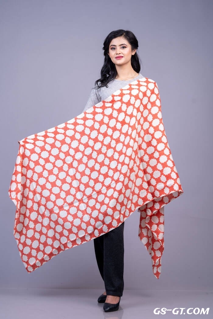 Pashmina Stole 100% Cashmere Printed Stole 28"×80"