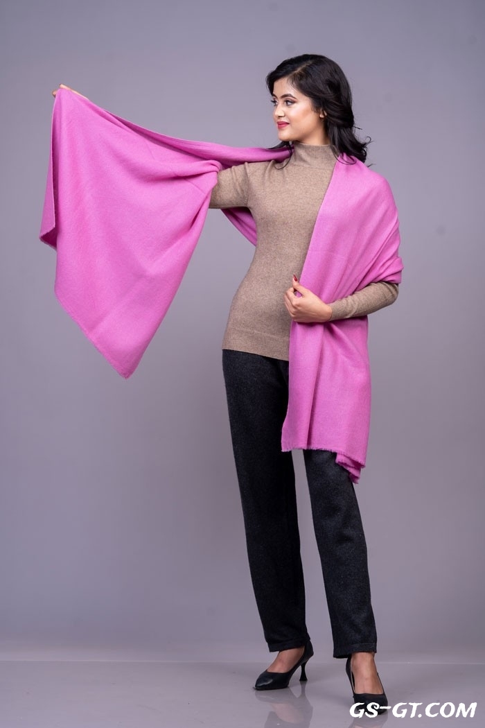 Pashmina Stole 100% Pure Cashmere Stole 28"×80" (Taffy)