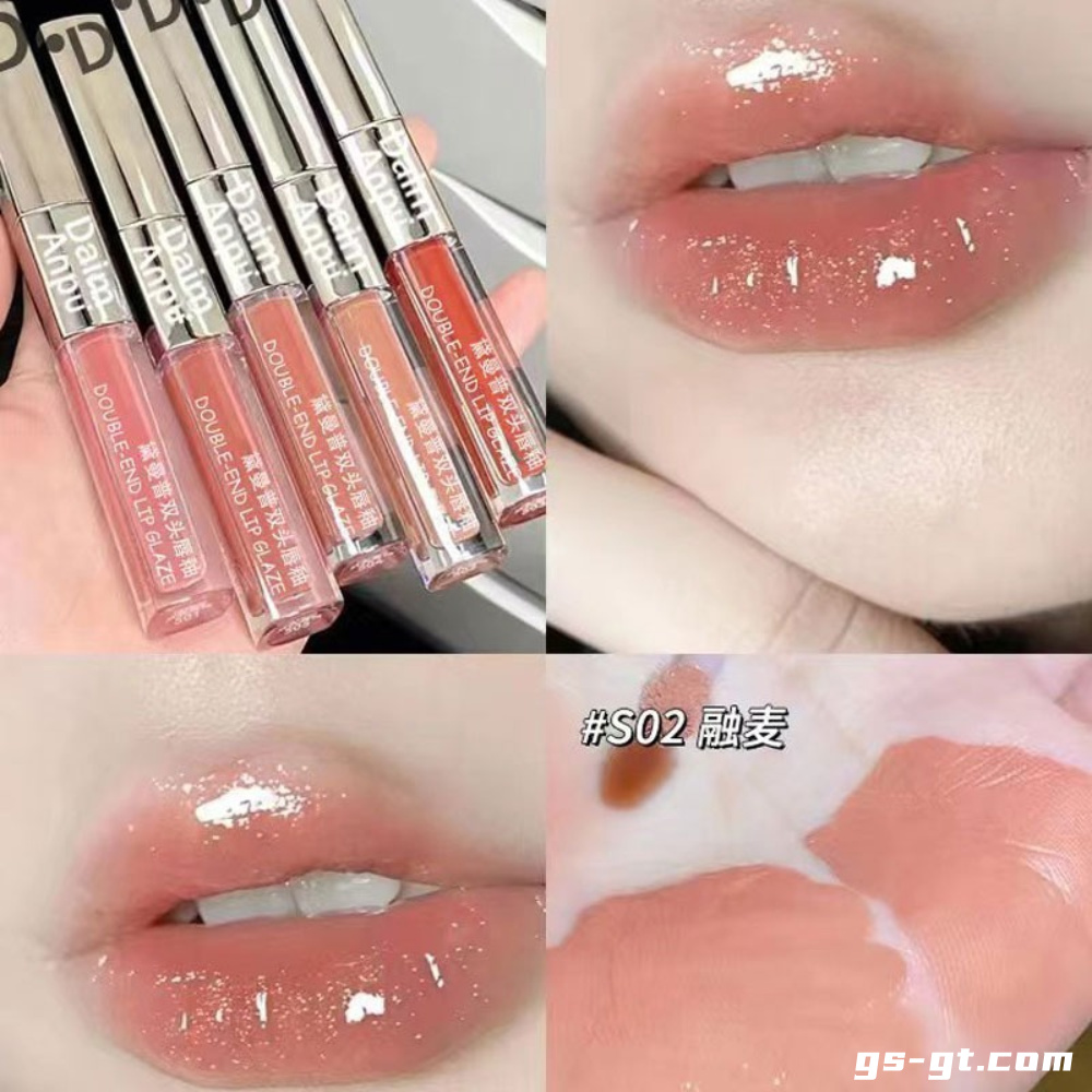 Daimanpu D154 Double-Ended Lip Gloss & Lip Lacquer