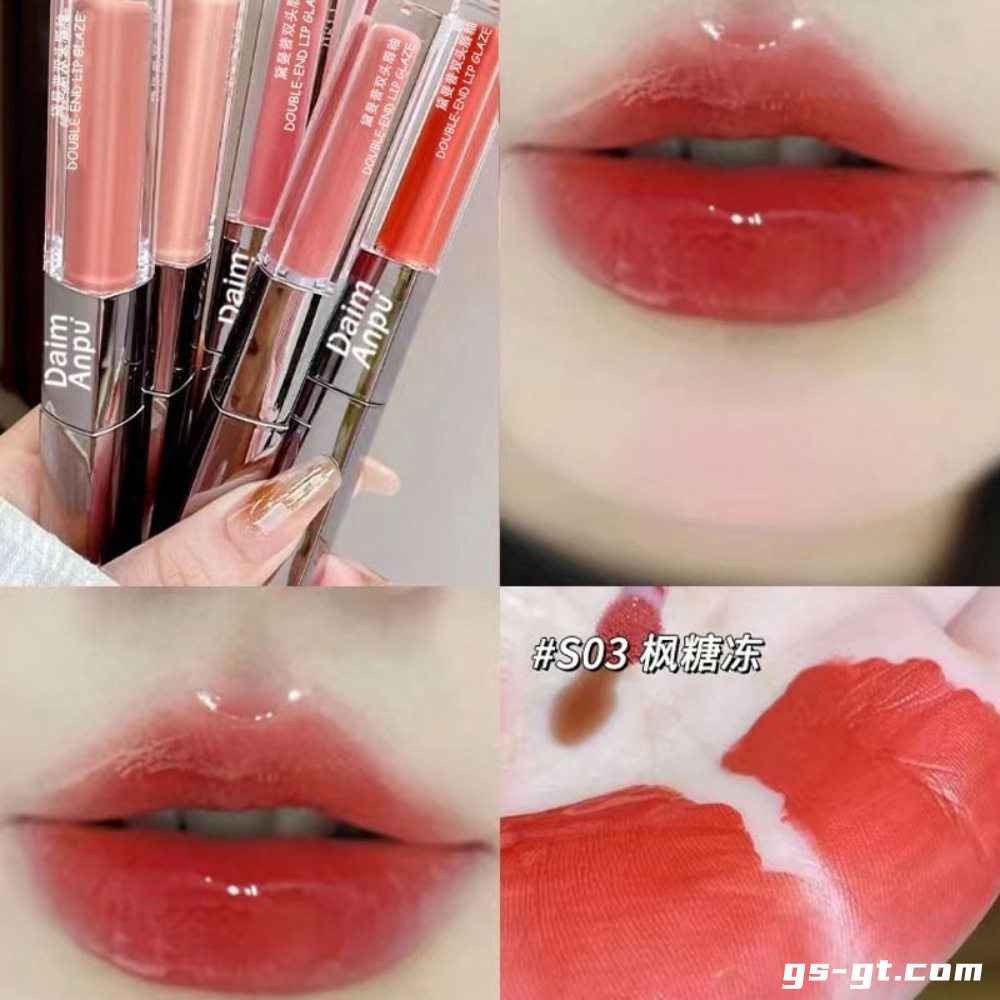 Daimanpu D154 Double-Ended Lip Gloss & Lip Lacquer