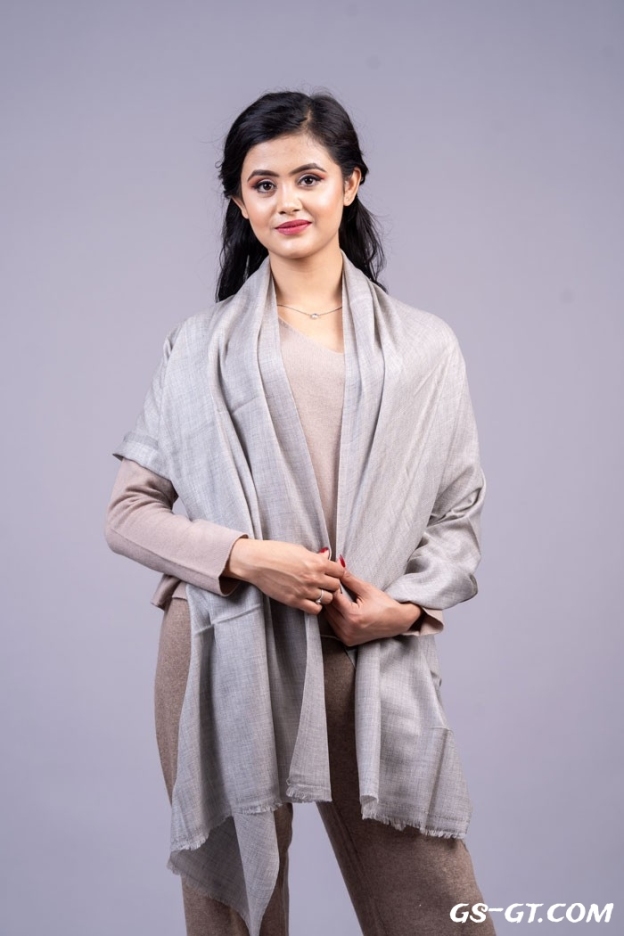 Pashmina Shawl 100% Pure Cashmere Plain Shawl 40"×80"