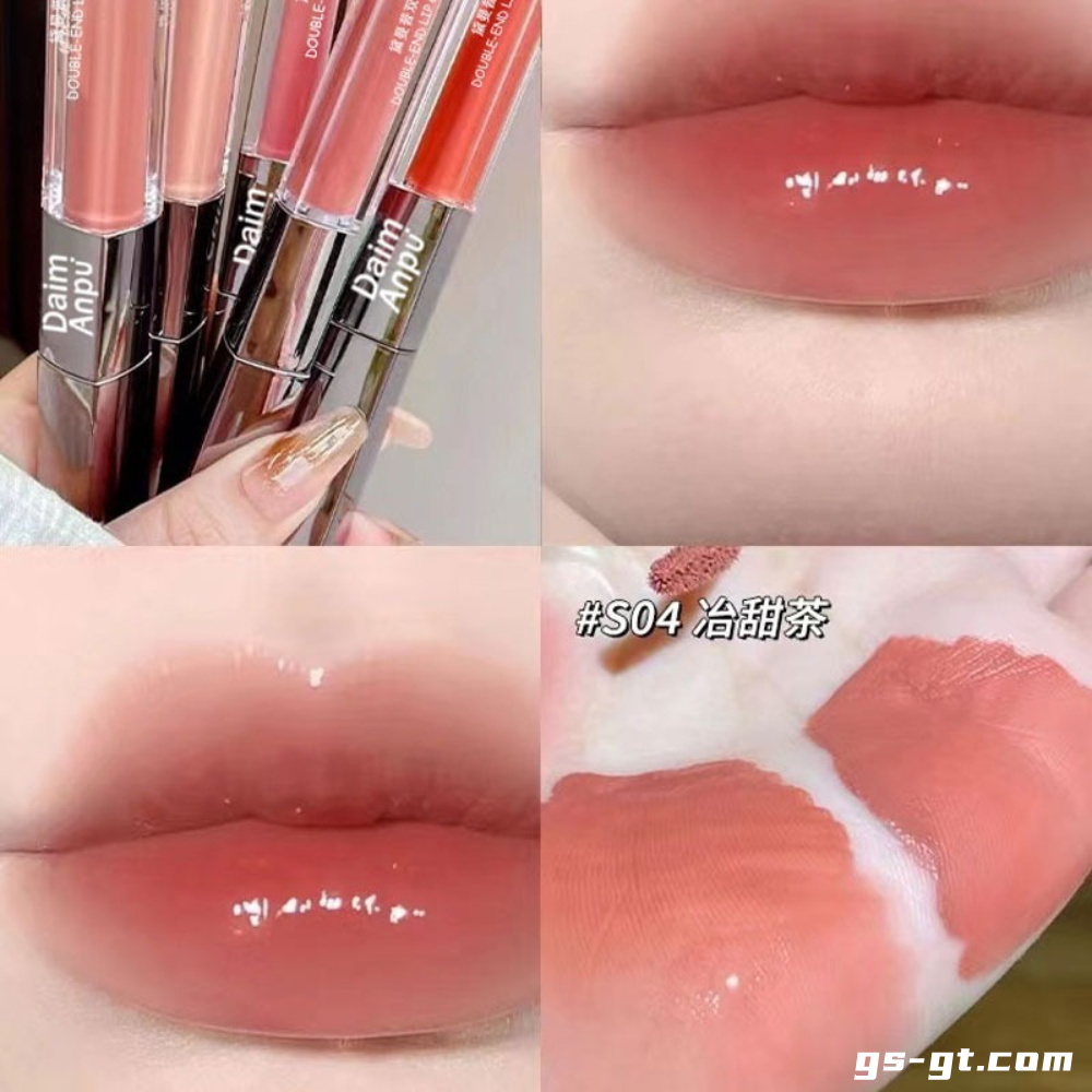 Daimanpu D154 Double-Ended Lip Gloss & Lip Lacquer