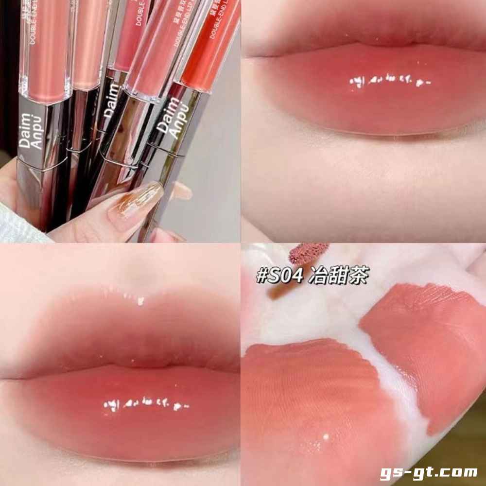 Daimanpu D154 Double-Ended Lip Gloss & Lip Lacquer