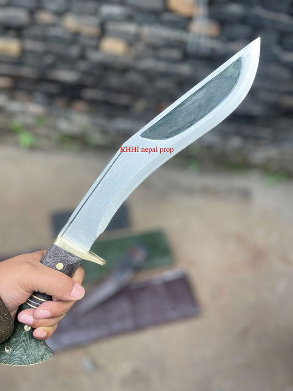 micarta kukri Live edge made by khukuri-house